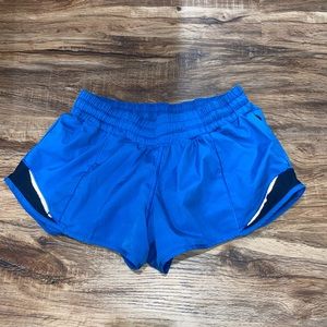 Royal Blue Hotty Hot LuluLemon Shorts